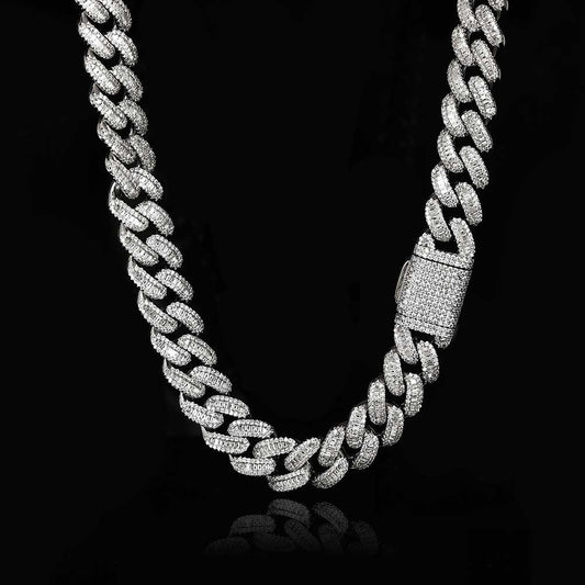Hip-hop 15mm Mixed T-Cuban Cross-border  Necklace/Bracelet