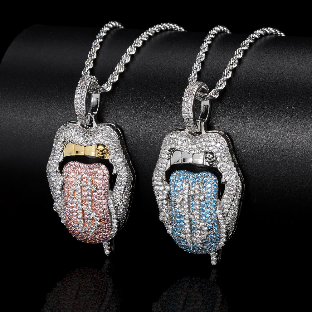 hip-hop jewelry micro-inlaid zircon pendant